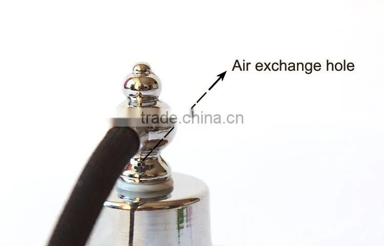 2016 Factory Wholesale High Grade Hand Blown Air Bag Pump Perfume Glass Bottle 80ml