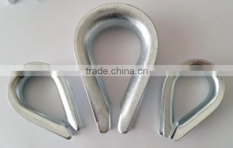 Wire rope thimble, wire cable protected sleeve