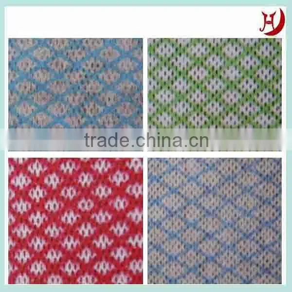 Soft spunlace nonwoven fabric for sanitary napkin