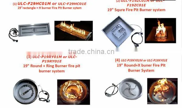 Outdoor fire pit table/patio heater/chat pire pit/SUS burner ststem