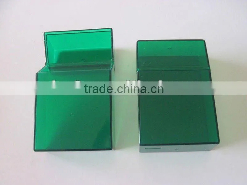 Plastic cigarette case, transparent original color cigarette box