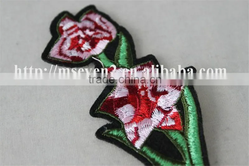 big sale applique embroidery flower embroidery patch for clothes