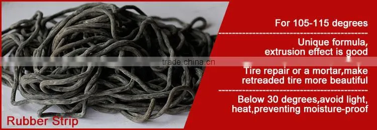 China manufactures tire tread rubber on hot sale