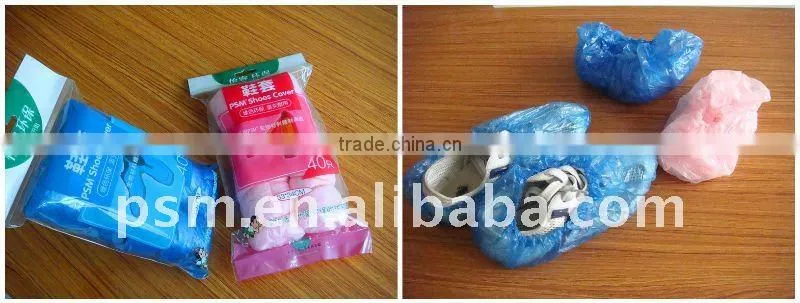 Coloful biodegradable shoe cover made from cornstarch