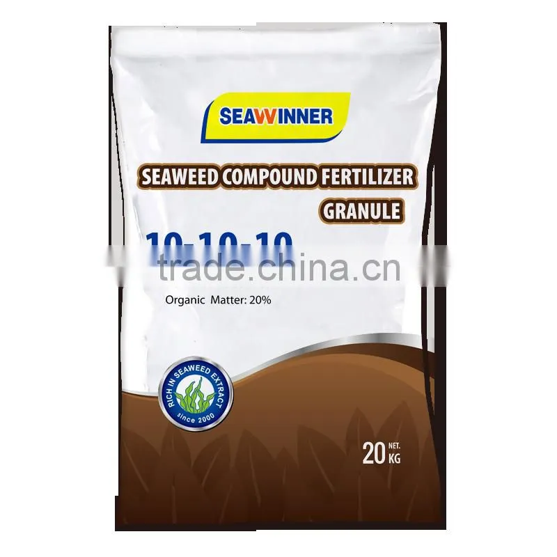 Seaweed Compound NPK Fertilizer Granule Organic Fertilizers Bio Fertilizers Granules