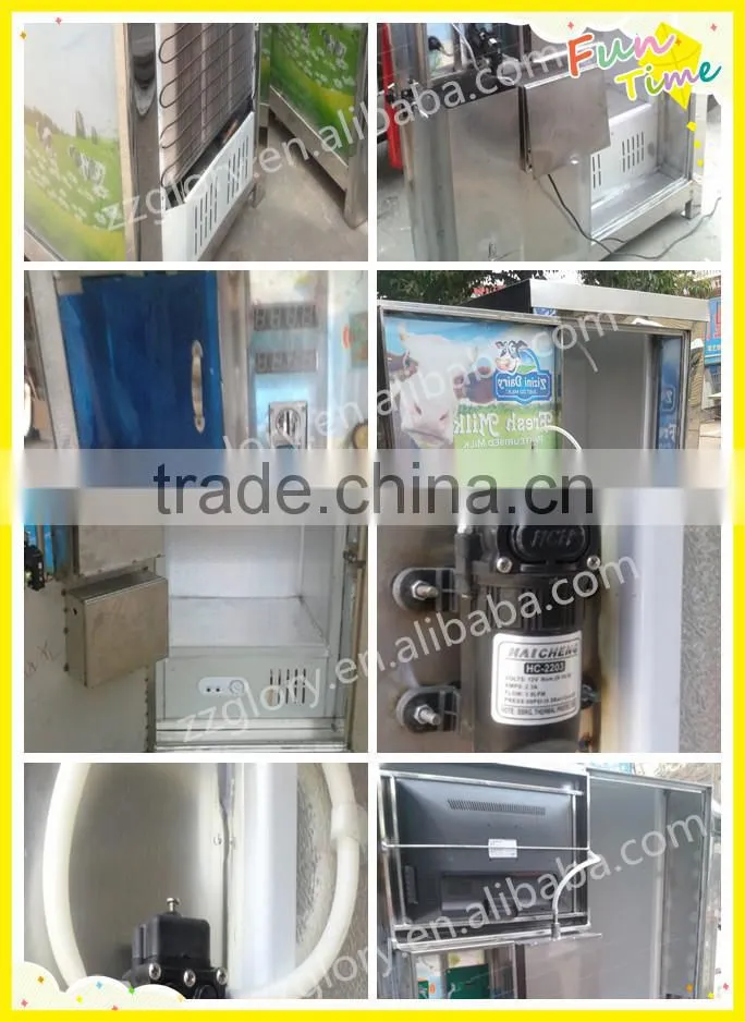 150L and 200L Best quality commercial automatic fresh milk dispenser and milk atm machine