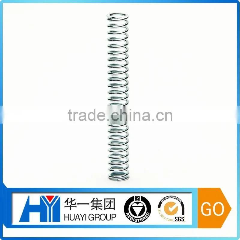 customized stainless steel long coil compression spring spiral retractable spring for parachute
