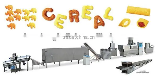 puffed grains snack/ puffed corn snacks food machine
