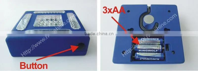 portable led work bench light with 40+25led