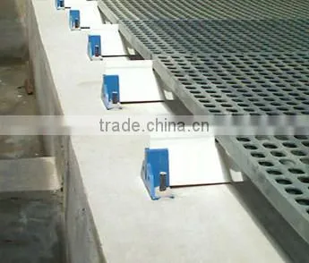 Farms with glass fiber reinforced plastic floor beam