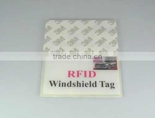 RFID Windshield Tag RFID Inventory Spreadsheet, UHF RFID Sticker