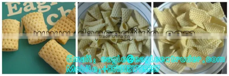 3D snack pellet making extruder machine