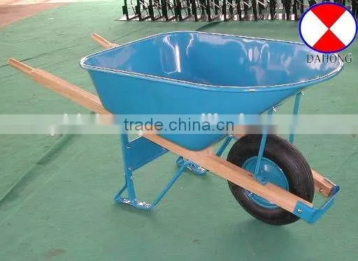 wooden handle wheelbarrow, wheelbarrow with 400-8 wheel,WH8210