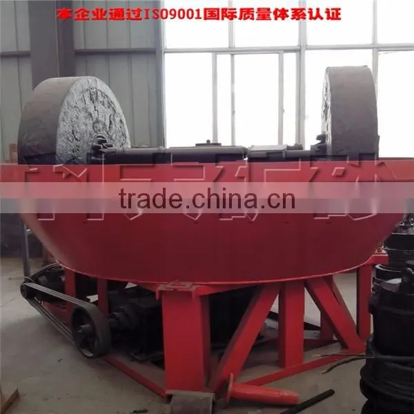 High Quality Wet Pan Mill, Grinding Gold Machine Export to Sudan