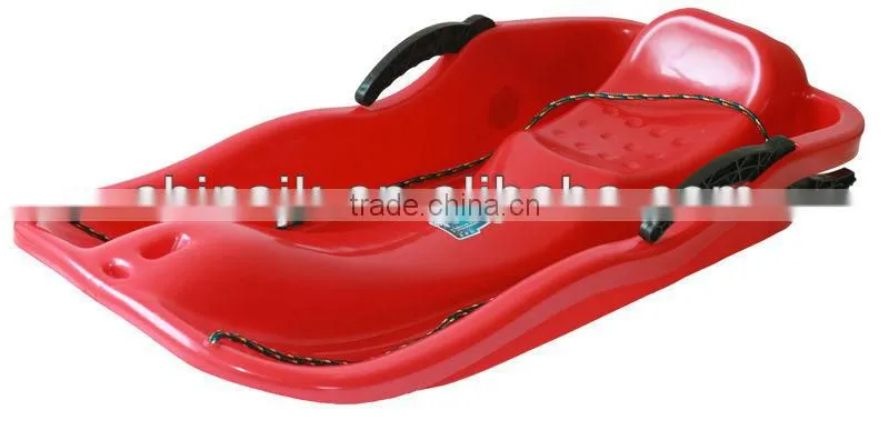 CE Approved Kids Plastic Ski sled snowsledge Plastic Sand Dune Sled