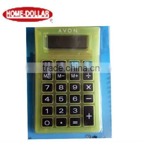 Colorful Promotional transparent LOGO MINI Calculator