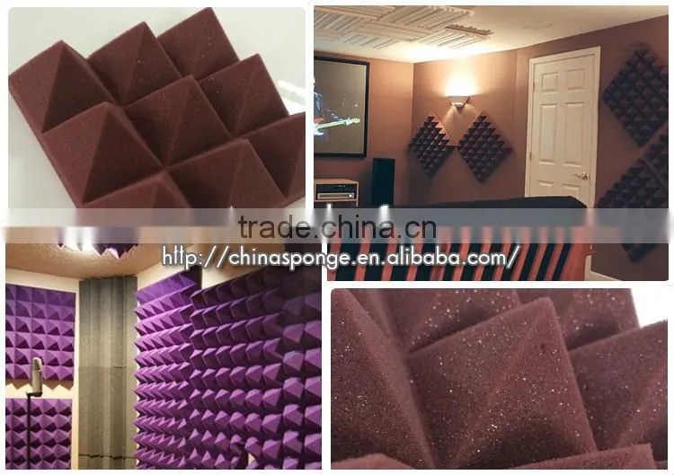 2016 Hottest Saturn Pyramids Profiled Sound Absorbing Acoustic Foam
