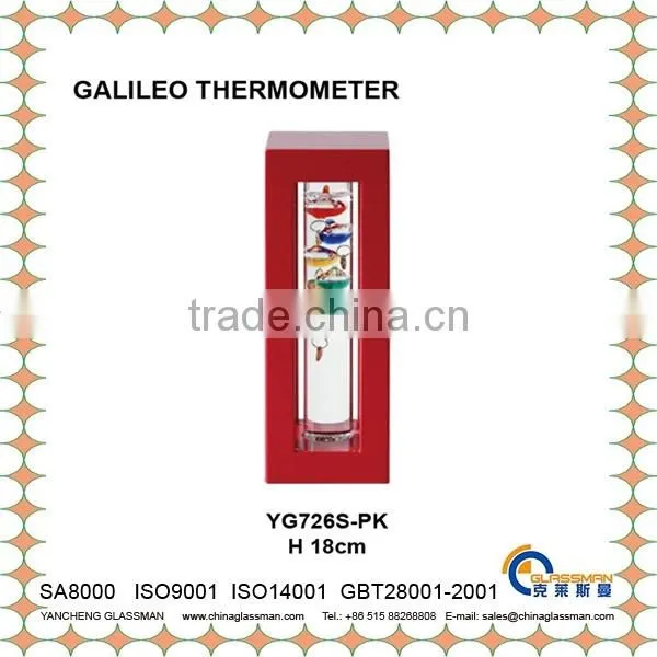 best popular desktop decoration galileo thermometer YG16901-EFFEL