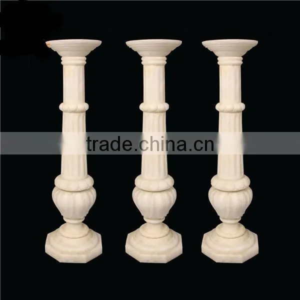 White Marble Interior Decorative Column