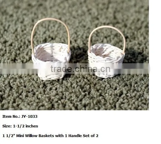handmade wicker lacy flower pot