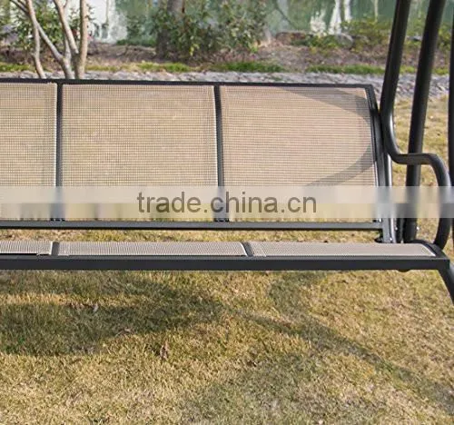 Outdoor Garden Yard 3 person Canopy Swing Hammock Chair