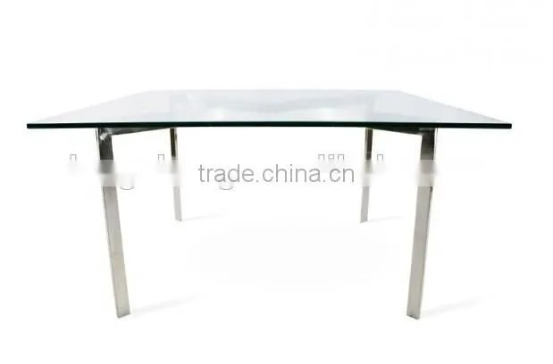 Barcelona coffee table glass coffee table