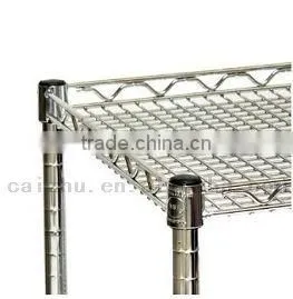 3-tier Metal Utility Storage Cart,Chrome