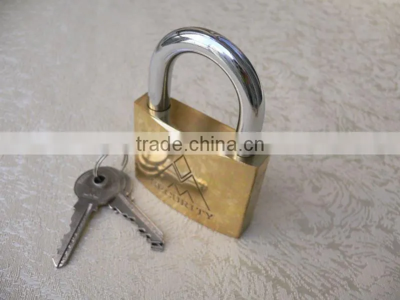 Polished Brass Padlock