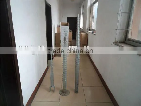76mm*1800mm ground auger for photovoltaic solar energy on sale