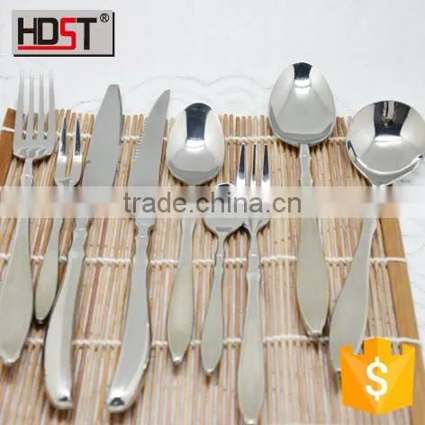 2015 new design Stainless Steel flight cutlery set laser line on handle