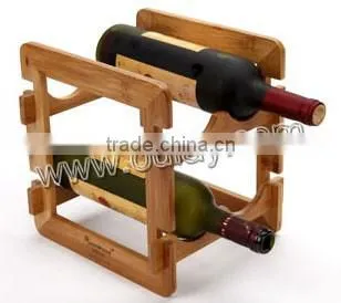 9x9.5x36cm ,single bottle wine rack/Bamboo Wine Tray Rack