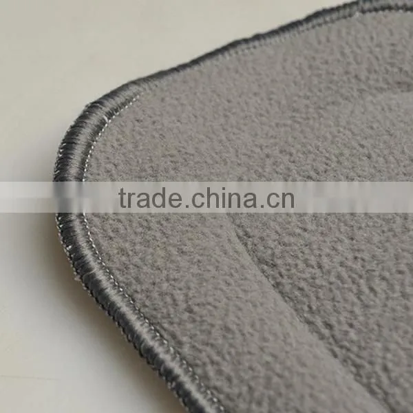 Factory,Custom design,Bamboo Cotton Nappy Insert With Gusset PUL Prevent Leak