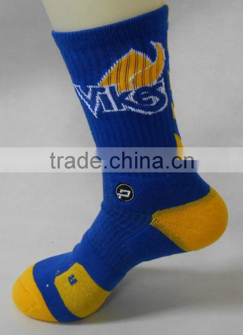 terry sports basketball socks men