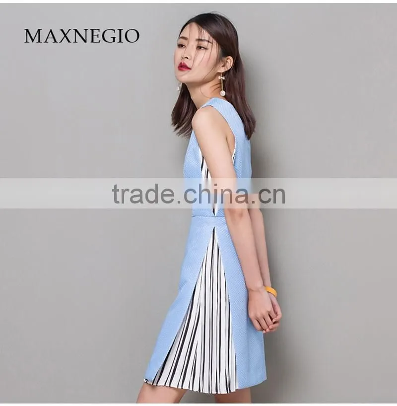 2017 New Fashion Elegant Ladies Casual Midi Dress Plus Size Women Dresses Summer