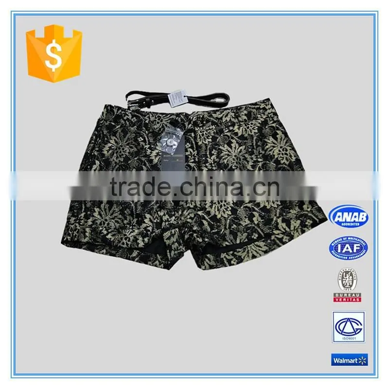 2016 Fashion Cheap Sexy Snow Print Women Camouflage Shorts