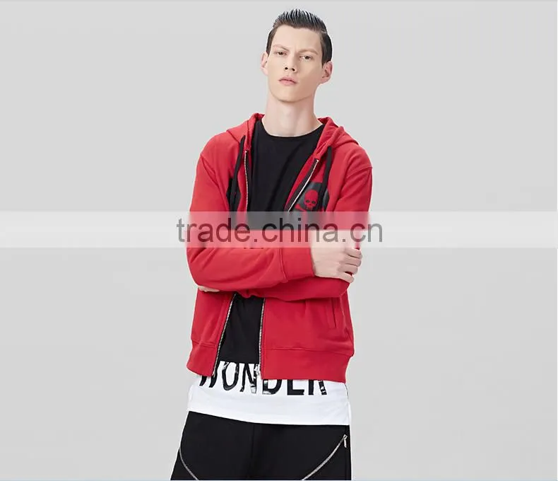 fashion supreme quality cotton/polyester custom tribal print gym hoodie