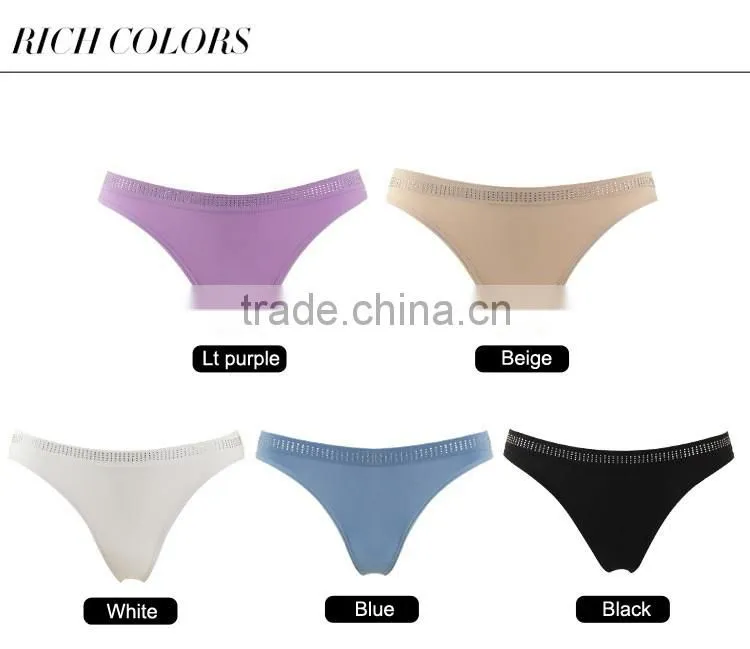 Fashion seamless g-strings sexy underwear soft ladies lingerie hot thongs for women