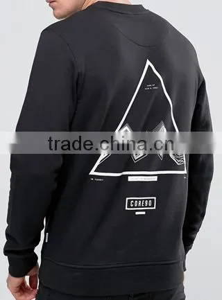 Crew Neck Sweat with Front and Back Print