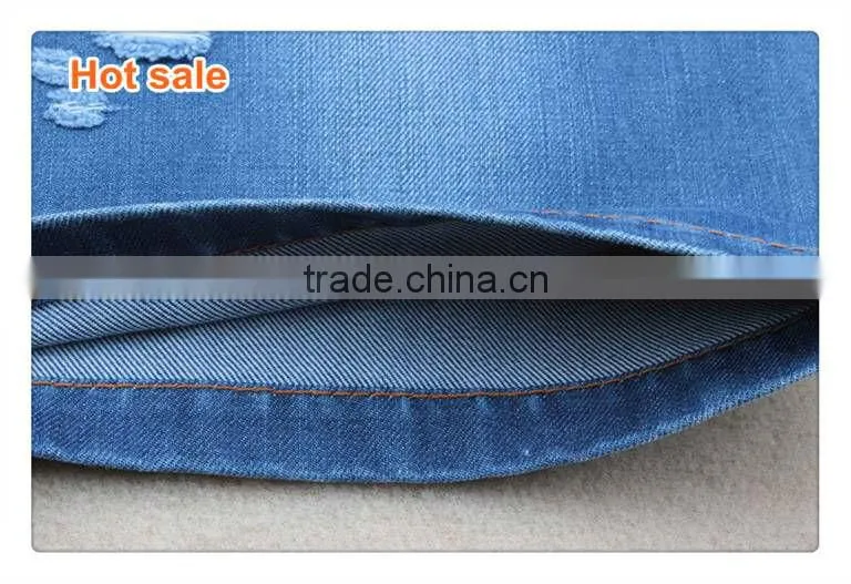 B1776-A 11.8oz blue+grey dresses fabric wholesale lycra fabric men jeans