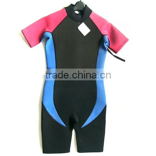 Semi-Dry Suits fancy short sleeve neoprene surfing wetsuit