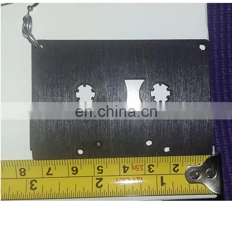 Big Size Hip Hop Customized Good Wood Cassette Tape Earring