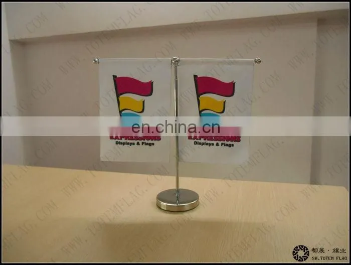 High Quality Table Flag With Metal Stand