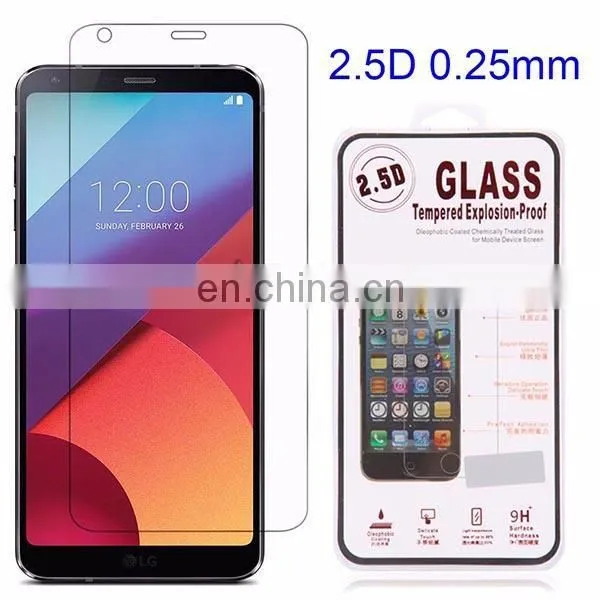 Wholesale For LG G6 Full Cover 9H 2.5D 0.25mm Tempered Glass Screen Protector