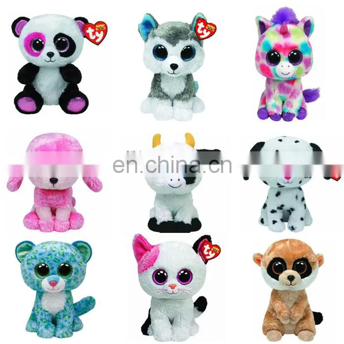 Made in China TY branded furry big eyed plush beaver china factory plush toys