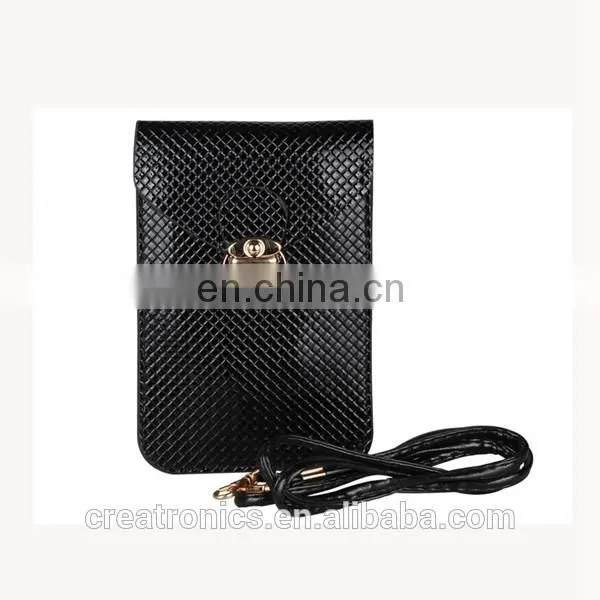 CR Korean designer developed styling wholesale pink color lady phone pocket waterproof antifouling coin card holder