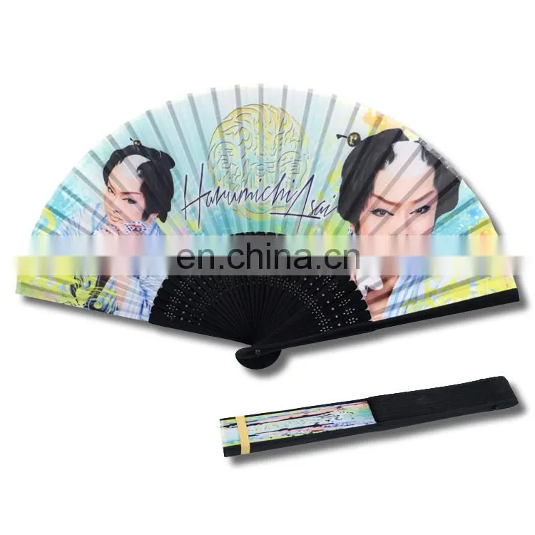 Personalized handheld customized bamboo hand fan