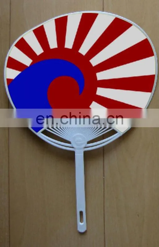 Custom Japanese sticker hand fan