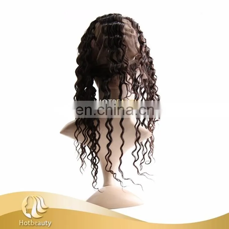 Factore wholesale price virgin hair extensions 360 Lace Frontal with a adjustable cap