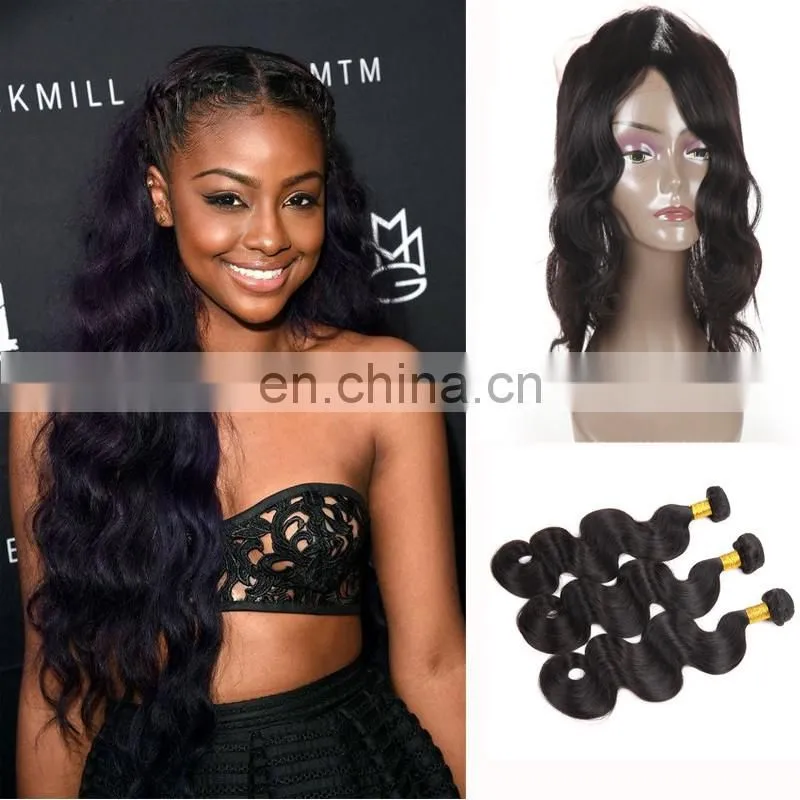 alixpress malaysian hair body wave 360 lace frontal closure