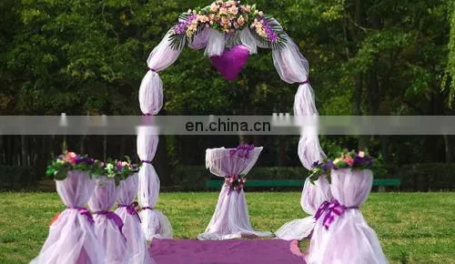 White Metal Wedding Arch